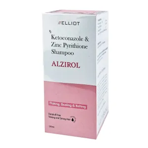 ALZIROL – Anti-Dandruff Shampoo with Ketoconazole & Zinc Pyrithione 100ml